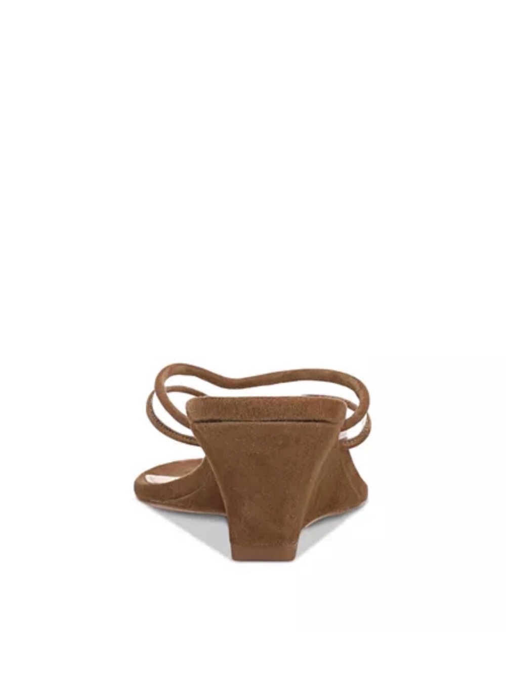 Veronica Beard Women's Clea Wedge Sandals 8 worn once clear chestnut $375 - Picture 4 of 5